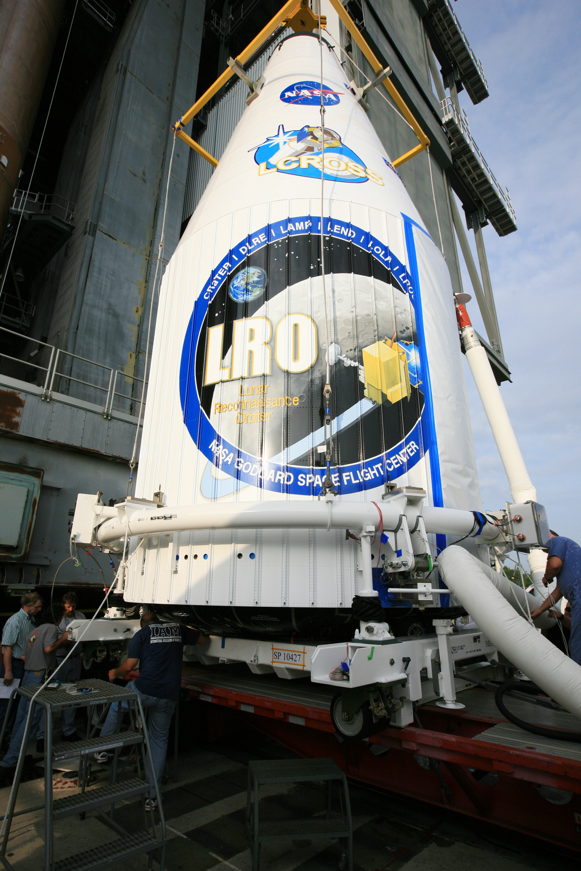 Unmated LRO/LCROSS at Cape Canaveral Air Force Station; from NASA